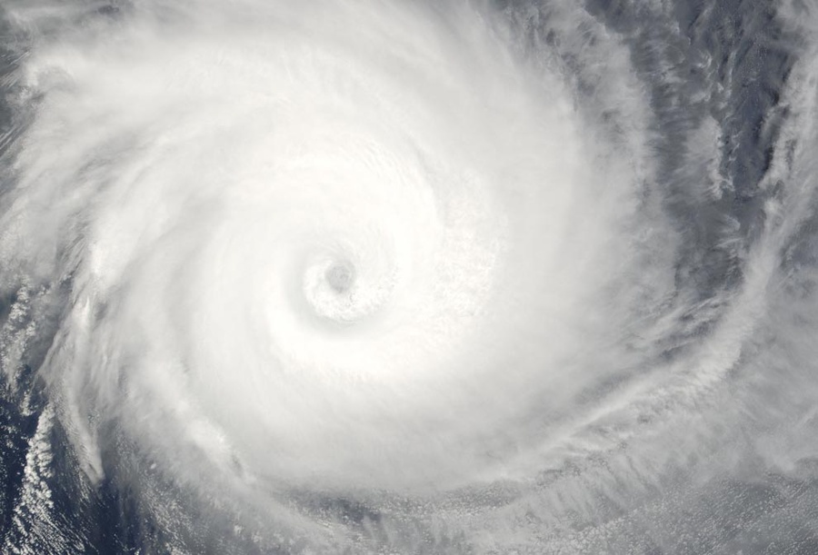 2008年12月25日，从澳大利亚西部海岸转移的飓风Billy,这张飓风Billy是由NASA海洋卫星M.jpg